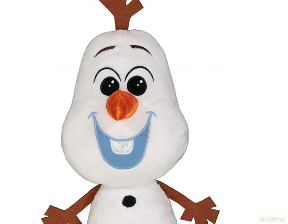 Simba - Disney Frozen Olaf Soft Toy, 6315877566, +0 Years, with Sparkling Hair, 35 cm