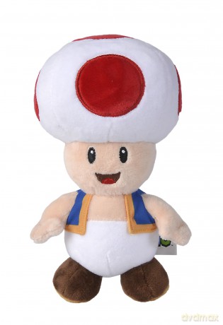 Simba - Super Mario Plush 20 cm, Soft Material, 4 Characters Available, A Character Sent Randomly, You Can Not Choose the Model (109231009003)