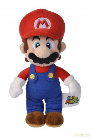 Simba - Super Mario Plush 20 cm, Soft Material, 4 Characters Available, A Character Sent Randomly, You Can Not Choose the Model (109231009003)