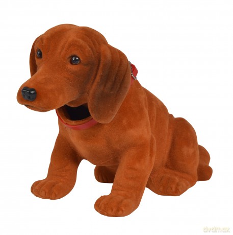 Simba 104329292 Nodding Dog for Car, Bobbing Head Waldi Waggle, 2-Ass
