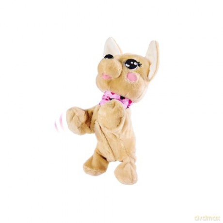 Simba 105893500 - ChiChi Love Baby Boo, German Version, Responds to 12 Voice Commands, With Over 60 Different Sounds, 30 cm, Chihuahua Plush Dog, Interactive Pet, from 3 Years,Rosa