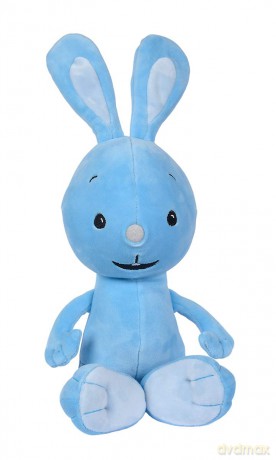 Simba 109461014 KiKANiNCHEN Figure, 35 cm, Funny Kika Mascot Made of Cuddly Soft Plush, Blue, 0
