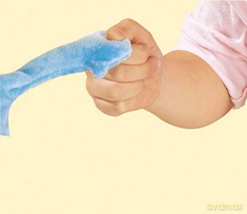 Simba 109461015 KiKANINCHEN Sing mit mir/drücken Man auf die Hand erklingt laughendes DIBEDIBEDAB Oder EIN 45 sekündiges Comforter Song/45 cm/0 Monate +, Blue