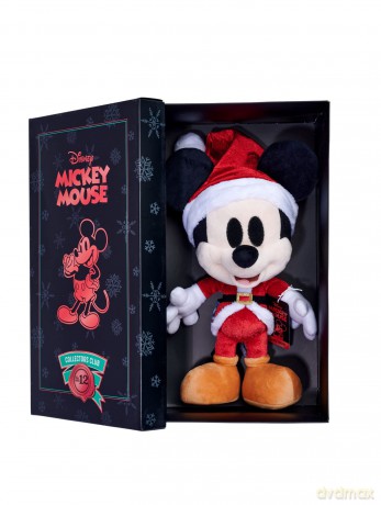 Simba 6315870305 Santa Mickey Mouse - December Edition, Amazon Exclusive, 35 cm Plush Figure in Gift Box, Special, Limited Edition Collectible, Soft Toy Suitable for Children from Birth