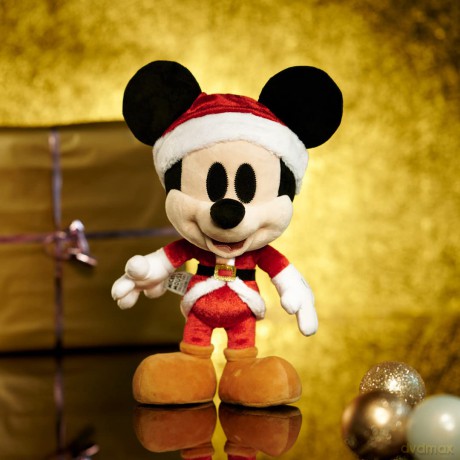 Simba 6315870305 Santa Mickey Mouse - December Edition, Amazon Exclusive, 35 cm Plush Figure in Gift Box, Special, Limited Edition Collectible, Soft Toy Suitable for Children from Birth