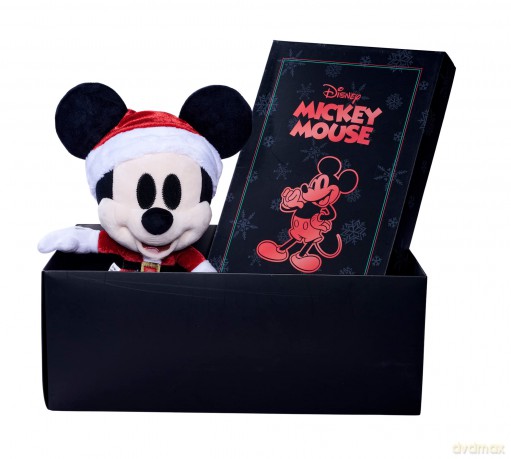 Simba 6315870305 Santa Mickey Mouse - December Edition, Amazon Exclusive, 35 cm Plush Figure in Gift Box, Special, Limited Edition Collectible, Soft Toy Suitable for Children from Birth