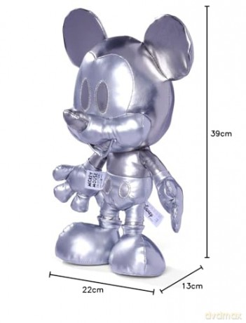 Simba 6315870308 Disney Silver Mickey Mouse - September Edition, Amazon Exclusive, 35 cm Plush Figure in Gift Box, Special, Limited Edition Collectible, Soft Toy Suitable for Children from Birth