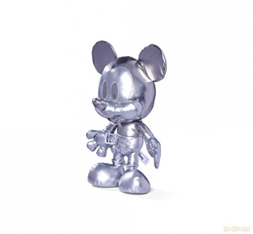 Simba 6315870308 Disney Silver Mickey Mouse - September Edition, Amazon Exclusive, 35 cm Plush Figure in Gift Box, Special, Limited Edition Collectible, Soft Toy Suitable for Children from Birth
