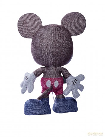 Simba 6315870309 Disney Denim Mickey Mouse - October Edition, Amazon Exclusive, 35 cm Plush Figure in Gift Box, Special, Limited Edition Collectible, Soft Toy Suitable for Children from Birth