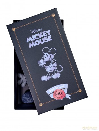 Simba 6315870309 Disney Denim Mickey Mouse - October Edition, Amazon Exclusive, 35 cm Plush Figure in Gift Box, Special, Limited Edition Collectible, Soft Toy Suitable for Children from Birth