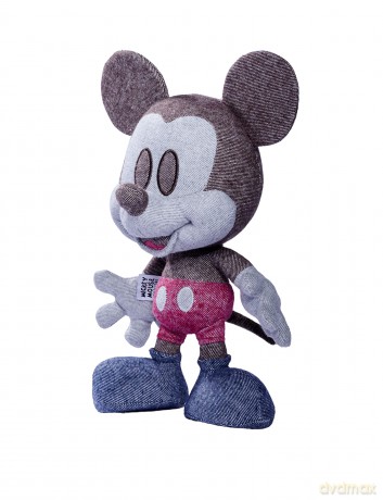 Simba 6315870309 Disney Denim Mickey Mouse - October Edition, Amazon Exclusive, 35 cm Plush Figure in Gift Box, Special, Limited Edition Collectible, Soft Toy Suitable for Children from Birth