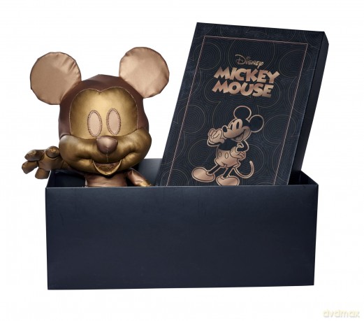 Simba 6315870313 Disney Bronze Mickey Mouse, April Edition, Amazon Exclusive, 35 cm Plush Figure in Gift Box, Special, Limited Edition Collectible, Soft Toy Suitable for Children from Birth
