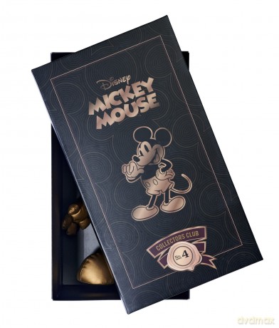 Simba 6315870313 Disney Bronze Mickey Mouse, April Edition, Amazon Exclusive, 35 cm Plush Figure in Gift Box, Special, Limited Edition Collectible, Soft Toy Suitable for Children from Birth