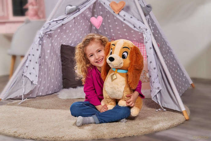 Simba 6315876184 Disney Klassik Plüsch Susi, 50 cm Lady And The Tramp Classic Plush, 0, STK