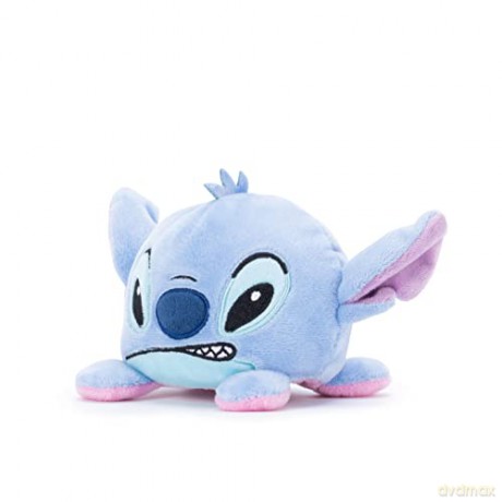 Simba Disney Official Stitch and Angel Reversible Plush toy for kids Stitch, Blue, pink