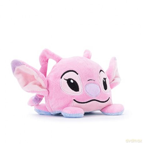 Simba Disney Official Stitch and Angel Reversible Plush toy for kids Stitch, Blue, pink