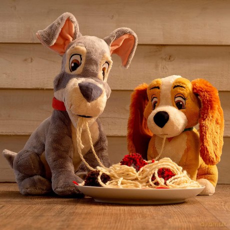 Simba Queen of The Lady and the Tramp Plush 35 cm