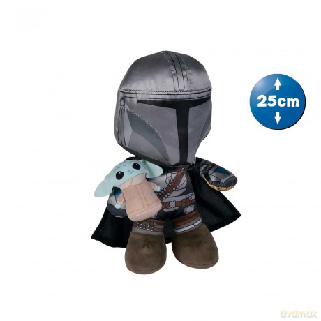 Simba The Mandalorian Plush with Baby Yoda 25 cm 6315875806