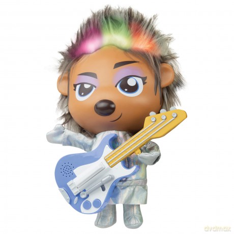 Sing 2 Riff Rock Ash Plush Toy, Sing 2 Merchandise Plush Toy, 12 Inch Ash Figure, Bedroom Accessories, Singing Ash Cushion For Boys And Girls Aged 3 Years And Older, 12 Inch Plush Toy