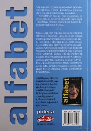 Alfabet. Moje życie - o. Leon Knabit OSB [KSIĄŻKA]