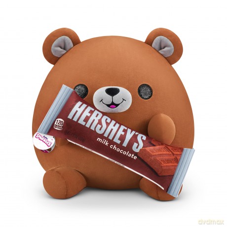 Snackles Series 1 Bear (Hersheys), Surprise Medium Plush, Ultra Soft Plush, 28 cm, Collectible Plush with Real Brands (Bear)