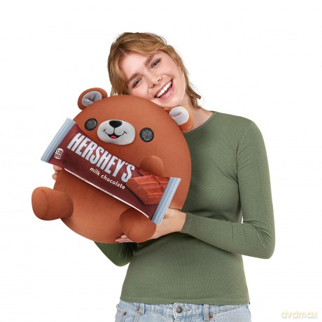 Snackles Series 1 Bear (Hersheys), Surprise Medium Plush, Ultra Soft Plush, 28 cm, Collectible Plush with Real Brands (Bear)