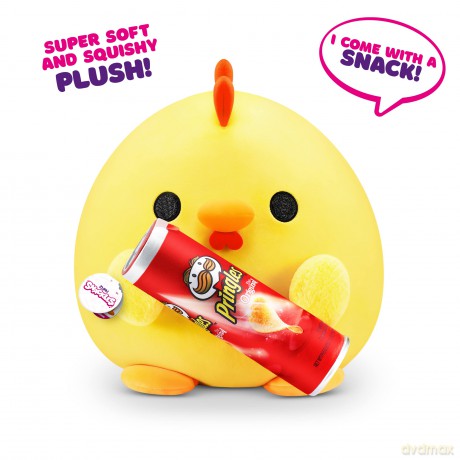 Snackles Series 1 Chicken (Pringles), Surprise Medium Plush, Ultra Soft Plush, 28 cm, Collectible Plush with Real Brands (Chicken)