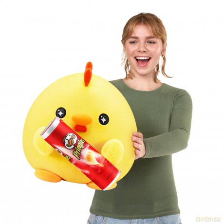 Snackles Series 1 Chicken (Pringles), Surprise Medium Plush, Ultra Soft Plush, 28 cm, Collectible Plush with Real Brands (Chicken)