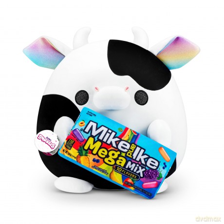 Snackles Series 1 Cow (Mike and Ike), Surprise Medium Plush, Ultra Soft Plush, 28 cm, Collectible Plush with Real Brands (Cow)