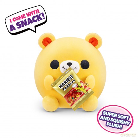 Snackles Small Sized 14 cm by ZURU Cuddly Squishy Comfort Plush with License Snack Brand Accessory (Random Assortment)