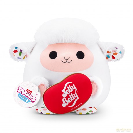 Snackles, Series 2, Lamb (Jelly Belly), Plush Toy, Small (20 cm), Brown Box, (Lamb)