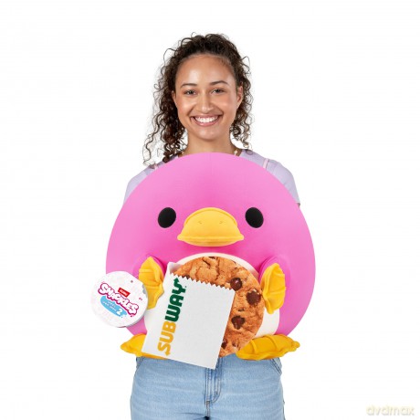 Snackles, Series 2, Platypus (Subway, Cookie), Plush Toy, Cuddly Squishy Comfort Plush with License Snack Brand Accessory, Large (40.6 cm), Brown Box, (Platypus)