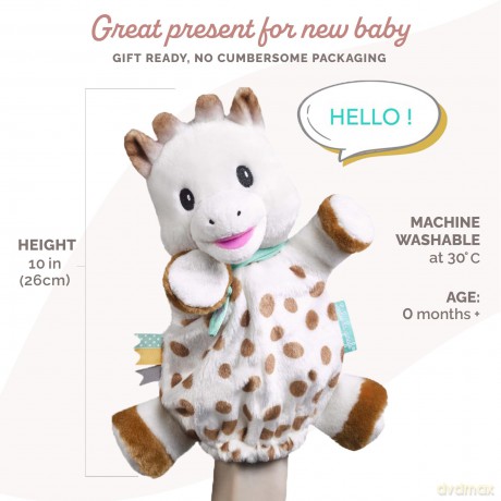 Sophie The Giraffe Super Soft Puppet Comforter