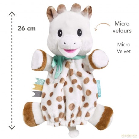 Sophie The Giraffe Super Soft Puppet Comforter