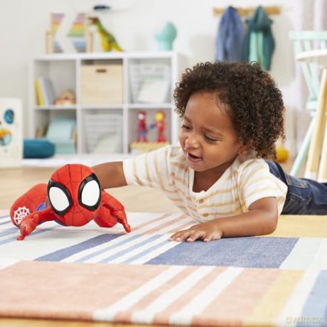 Spidey and his Amazing Friends Marvel Dance N Crawl Spidey Interactive Plush Toy - English Version