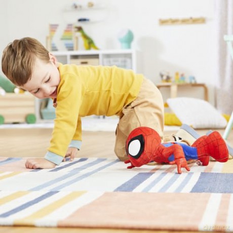 Spidey and his Amazing Friends Marvel Dance N Crawl Spidey Interactive Plush Toy - English Version