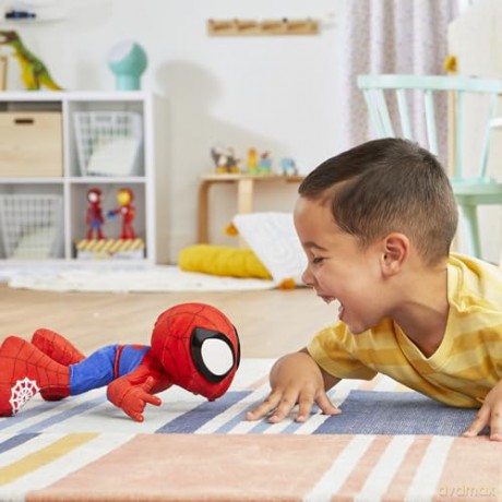 Spidey and his Amazing Friends Marvel Dance N Crawl Spidey Interactive Plush Toy - English Version