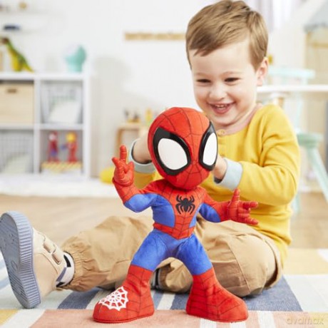 Spidey and his Amazing Friends Marvel Dance N Crawl Spidey Interactive Plush Toy - English Version