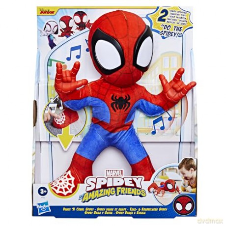 Spidey and his Amazing Friends Marvel Dance N Crawl Spidey Interactive Plush Toy - English Version