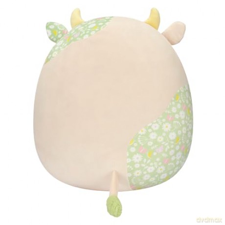 Squishmallows 16-Inch-Ada The Cream and Green Floral Print Cow