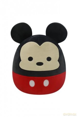 Squishmallows Disney Mickey Mouse Plush - Add Mickey Mouse to your Squad, Ultrasoft Stuffed Animal Large Plush, Official Kelly Toy Plush, 14 Inch