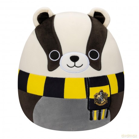 Squishmallows Original 10 Inch Harry Potter Hufflepuff Badger Medium-Sized Plush, Black