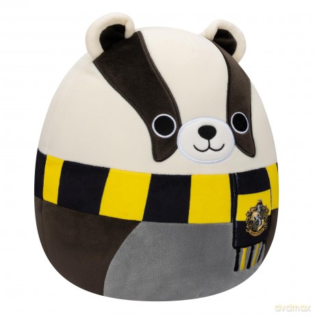 Squishmallows Original 10 Inch Harry Potter Hufflepuff Badger Medium-Sized Plush, Black