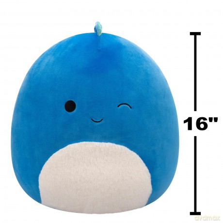 Squishmallows Original 16 Inch - Brody the Winking Dark Blue Dino