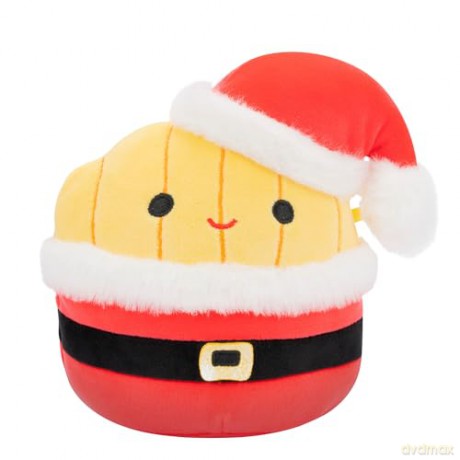 Squishmallows Original 5-Inch Holiday 4-Pack - Ethel Hot Chocolate, Floyd French Fries, Keiko Blue Christmas Tree, Ricardo Peppermint Bat - Official Jazwares Plush