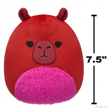 Squishmallows Original 7.5 Inch - Marcia the Maroon Capybara