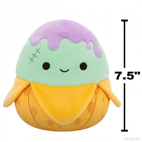 Squishmallows Original 7.5 Inch Halloween Stanislav the Teal Monster Banana