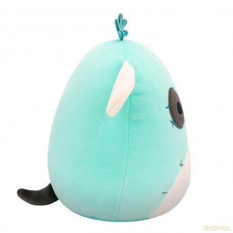 Squishmallows Original 7.5-Inch Halloween Dookdook the Teal Patchwork Dog