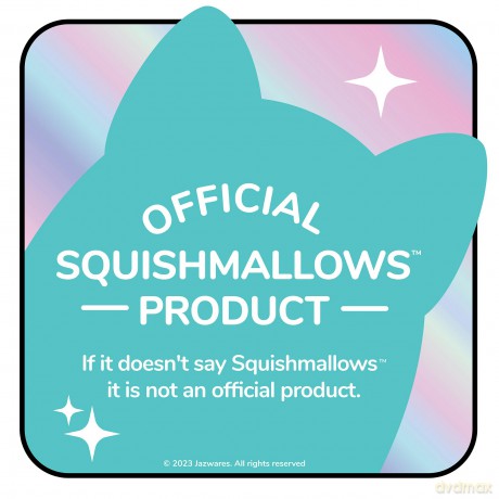 Squishmallows Original 7.5-Inch Halloween Dookdook the Teal Patchwork Dog