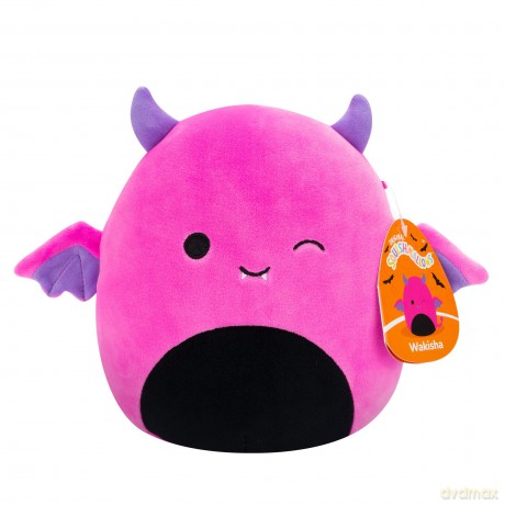 Squishmallows Original 7.5-Inch Halloween Wakisha the Neon Pink Devil